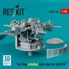 RESKIT RSU48-0354 Sea King unfolded main rotor for Airfix kit (3D printed) (1/48)